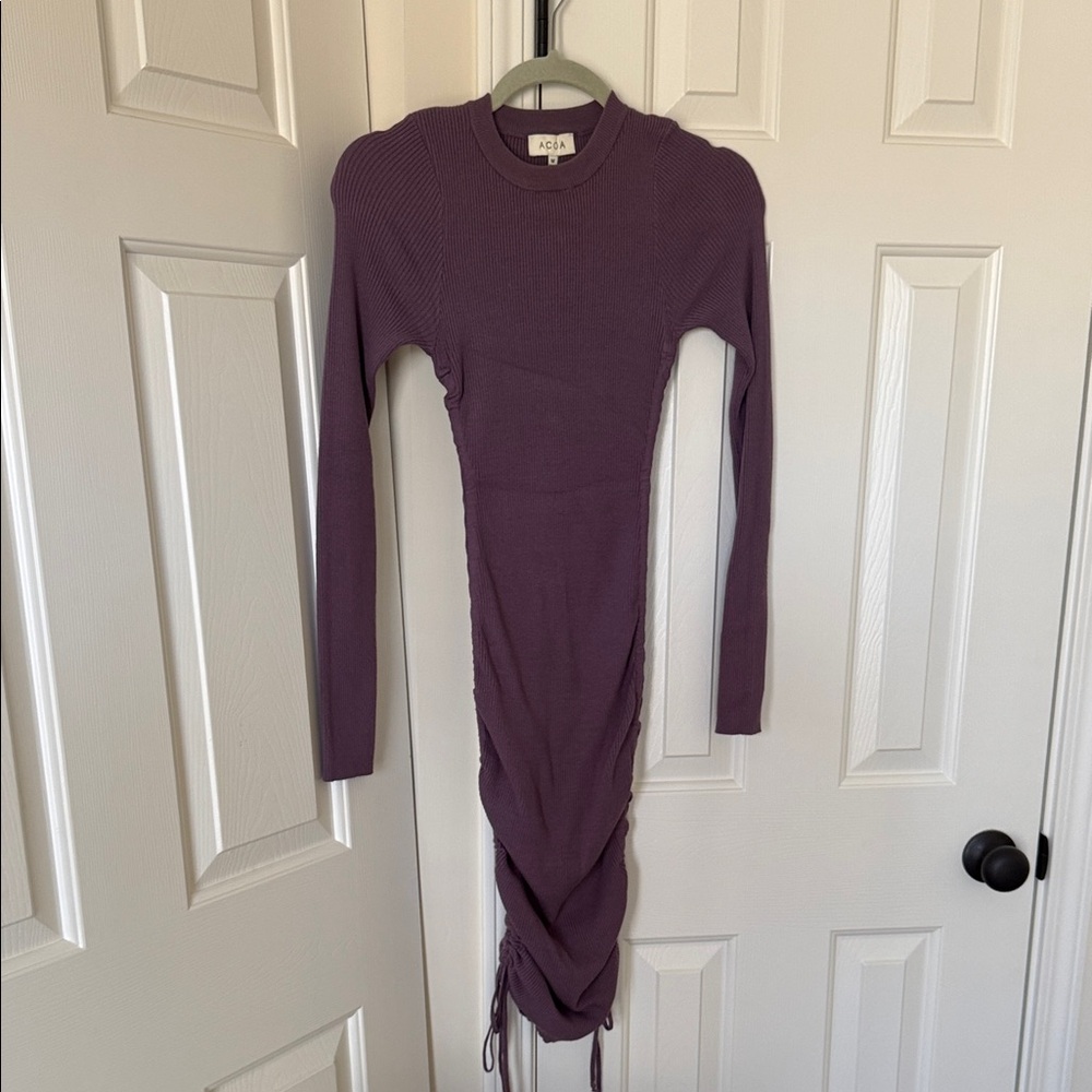 Elegant Purple Mini Dress